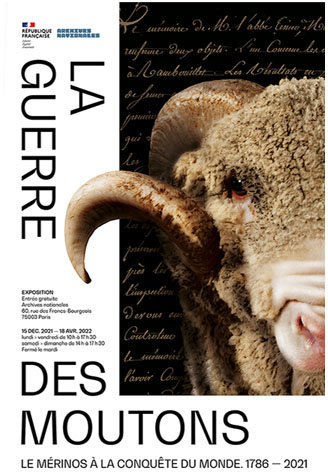 Affiche de l'exposition La guerre des moutons - 2021