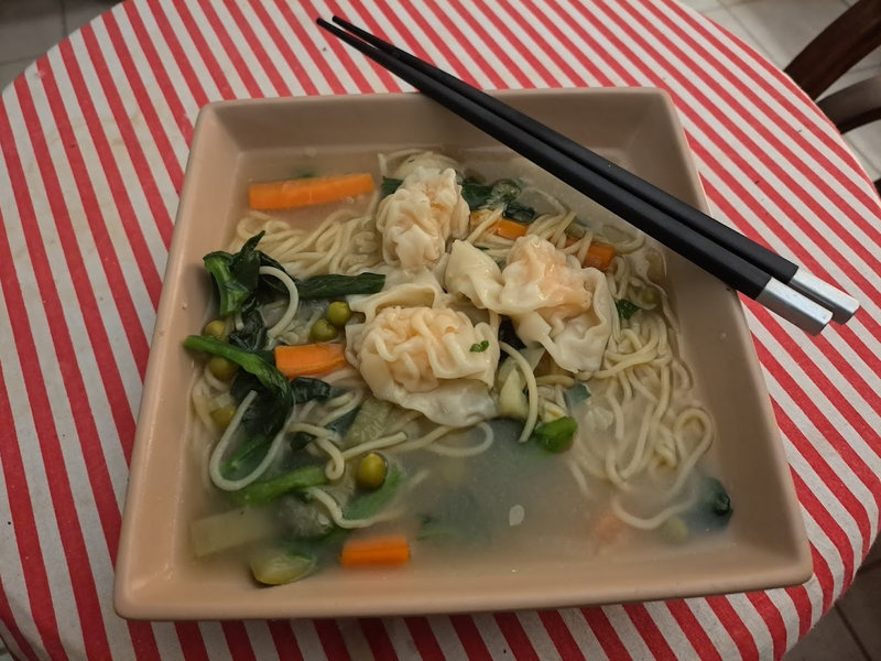 Soupe chinoise aux wontons
