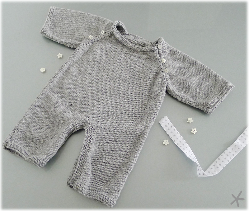 combinaison tricot bebe