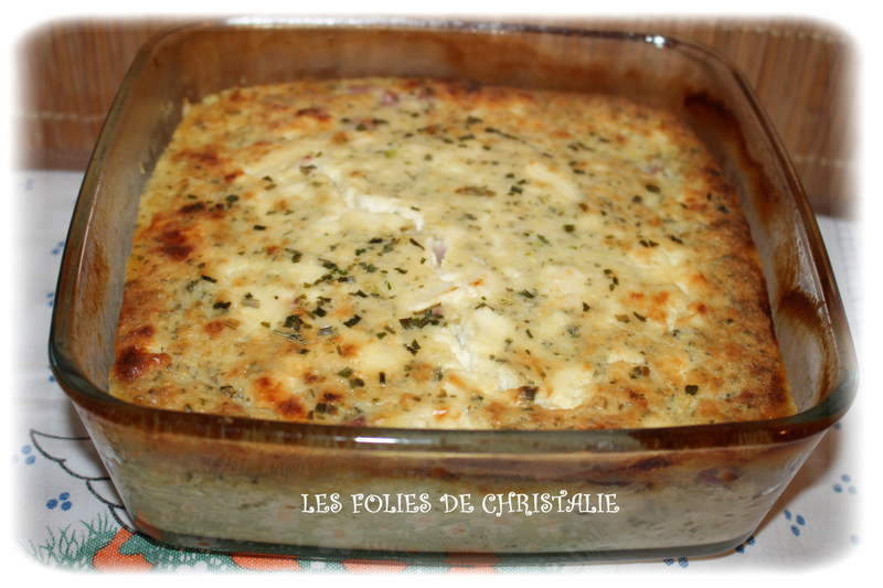 Clafoutis courgettes jambon 6