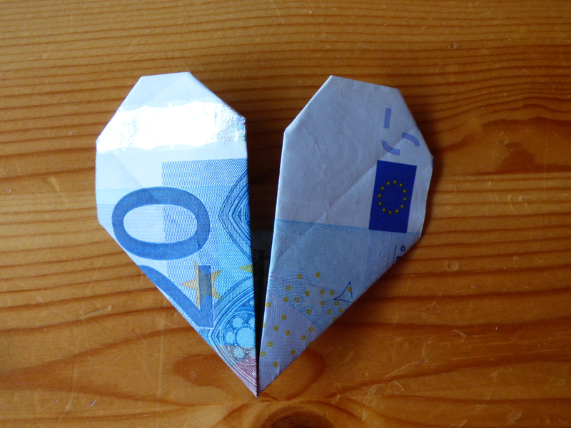 Origami en euros (5)