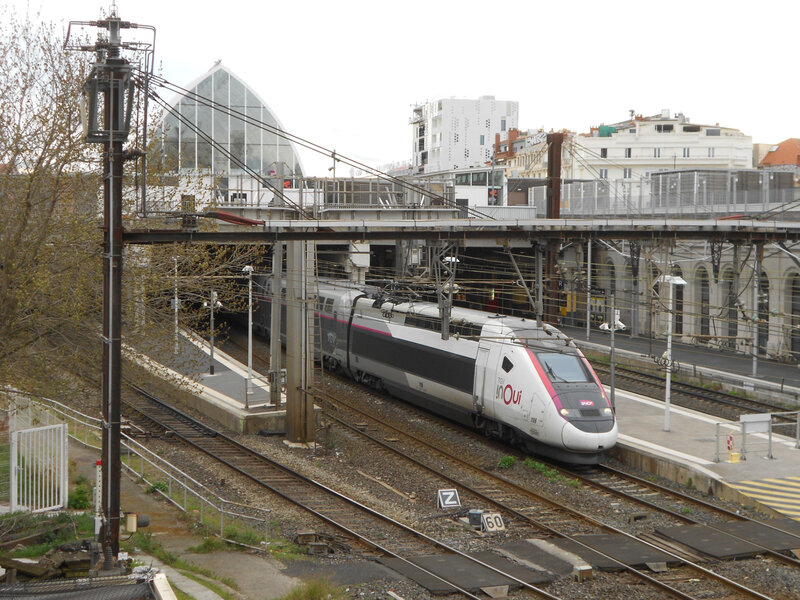 Montpellier-Saint-Roch: bientôt plus que 5 TGV quotidiens pour Paris, 3 pour Lyon. Cl. RDS