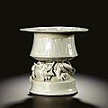 An extremely rare 'ding' lamp, northern song-jin dynasty