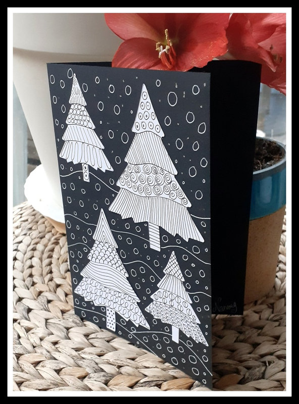 389-Noël et Nouvel An-Cartes sapins 2 (28)