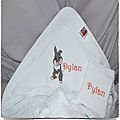 Cape de bain LAPIN personnalisé