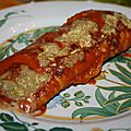 Enchiladas aux protéines de soja texturées
