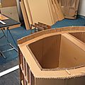 Une semaine aux ateliers créazoé - mobilier en carton #5 (saison 9)