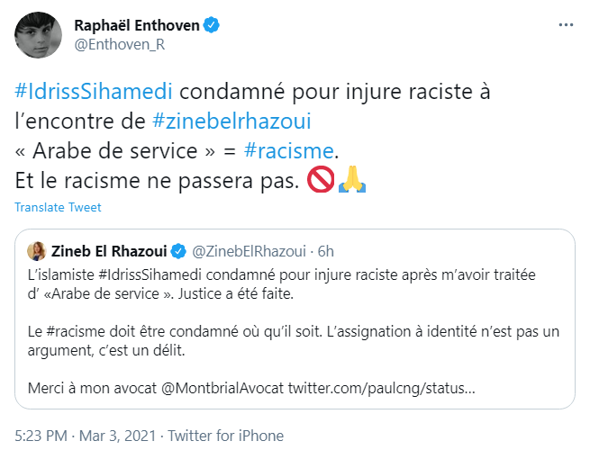 Taha Bouhafs Ceux Qui Ne Sont Rien Cabu dénonçait un "arabe de service" dans Charlie Hebdo, Laure Daussy