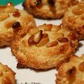 Biscuits aux amandes et aux noix de pin, sans gluten et sans lactose