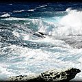 Remous sur schiste vert du Cap