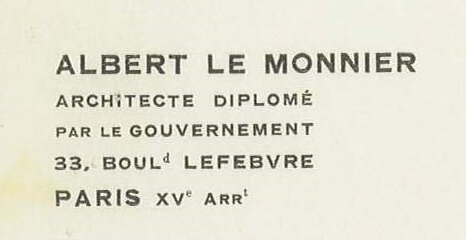 1923 12 16 Courrier Le Monnier à Marx R