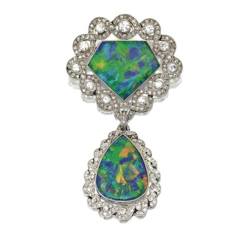 Group of Gold, Black Opal, Enamel and Colored Stone Jewelry, Tiffany & Co.,  Designed by Louis Comfort Tiffany, circa 1905-1920 - Alain.R.Truong