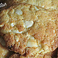 Cookies noix de macadamia et chocolat blanc 