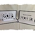 Cartes kirigami : mes modèles à télécharger pour la bonne année 2018