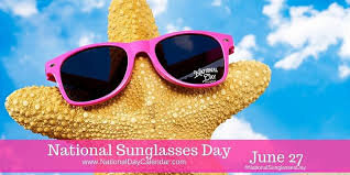 NATIONAL SUNGLASSES DAY - June 27 - National Day Calendar