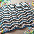 couvertures bébé tricotées main
