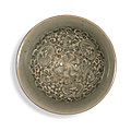 A molded 'yaozhou' 'floral' bowl, northern song-jin dynasty (960-1234)