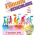 FORUM des ASSOCIATIONS à Caudrot 7 septembre 2018