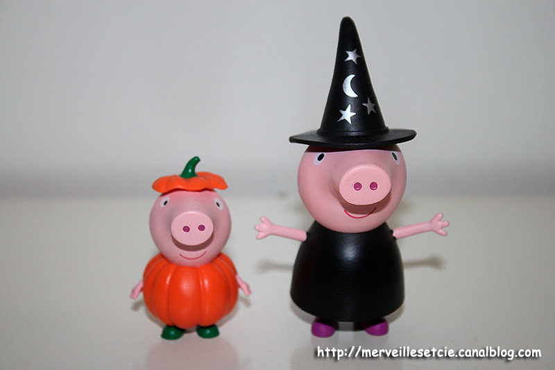 Mes figurines Peppa Pig Halloween - Mon coffre aux merveilles