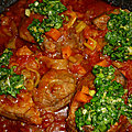 Osso buco d'ete et sa gremolata