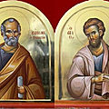 Saint simon et saint jude, apôtres (ier s.). fête le 28 octobre.
