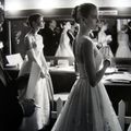 Allan grant: audrey hepburn and grace kelly backstage at the 28th annual academy awards, hollywood, california, 1956 