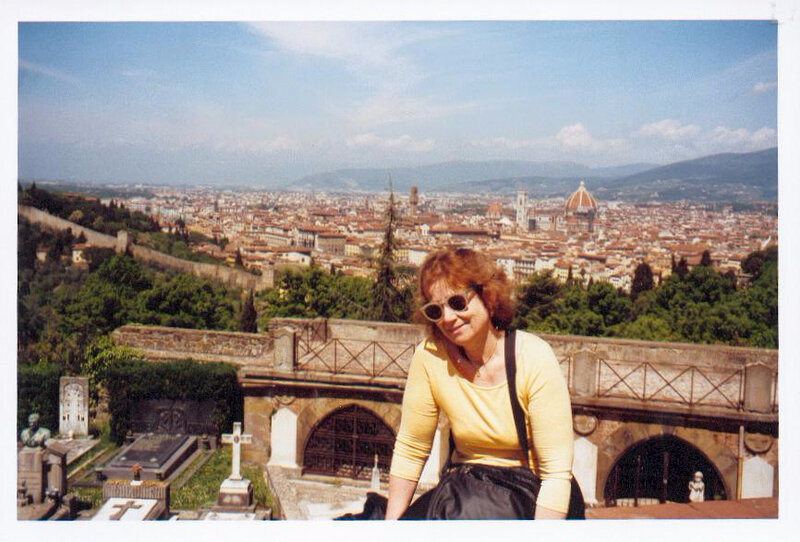 Fiorella Giovanni Mai 2002 Florence san Miniato al Monte