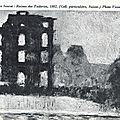 Seurat, ruines des Tuileries 1882
