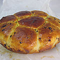 Fleur de brioche aux pépites de chocolat