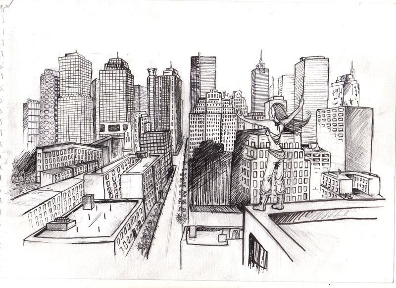 Big City Night - Mes dessins!!