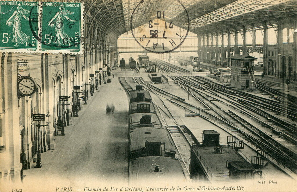 La gare d'Austerlitz un réservoir de capacité transportrail Le