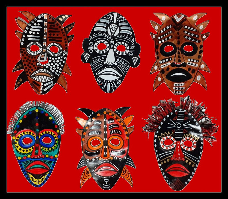 354-MASQUES-Masques africains (130c)