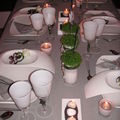 Table blanche/grise