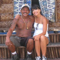 Polynésie: Yves et moi à Fakarava