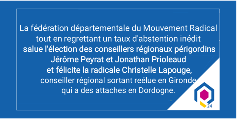 Félicitations à Jérôme Peyrat, Jonathan Prioleaud et Christelle Lapouge