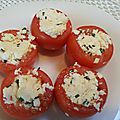 Tomates farcies au fromage de chèvre