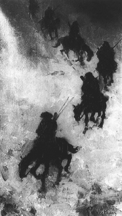 princeteau, cavaliers dans la neige (1893-1897)