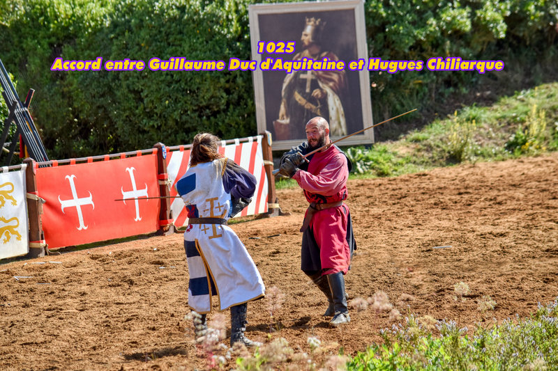 1025 Accord entre Guillaume Duc d'Aquitaine et Hugues Chiliarque de Lusignan