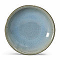 A small Jun-glazed saucer dish , Song dynasty (960-1279)