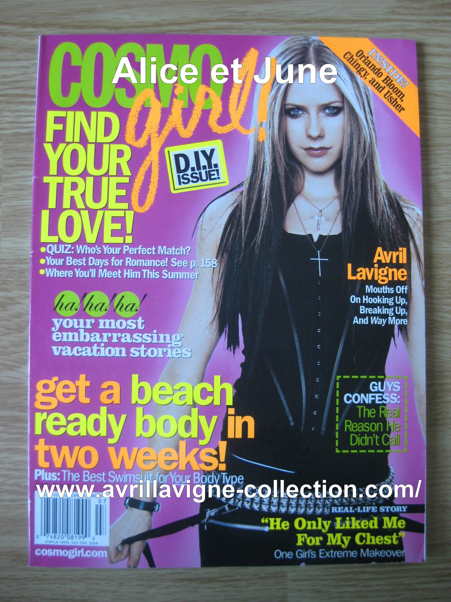 Cosmo Girl-couverture n°2 (juin-juillet 2004)