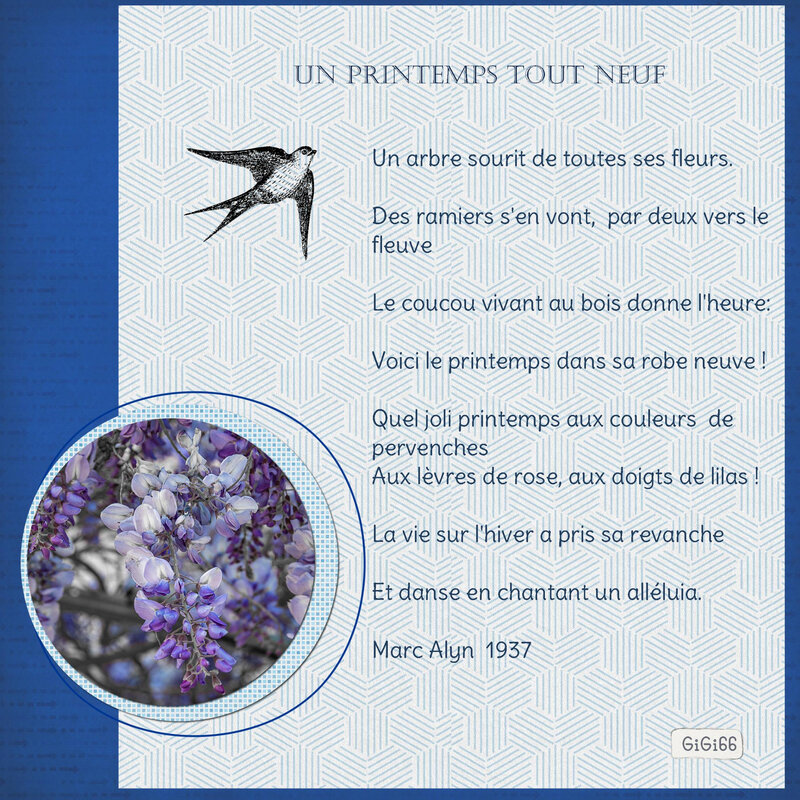 challenge poésie sur la proposition de Sousoufafa  Scrapbooking en