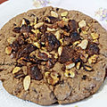 Cookies géants au chocolat- noisettes et amandes