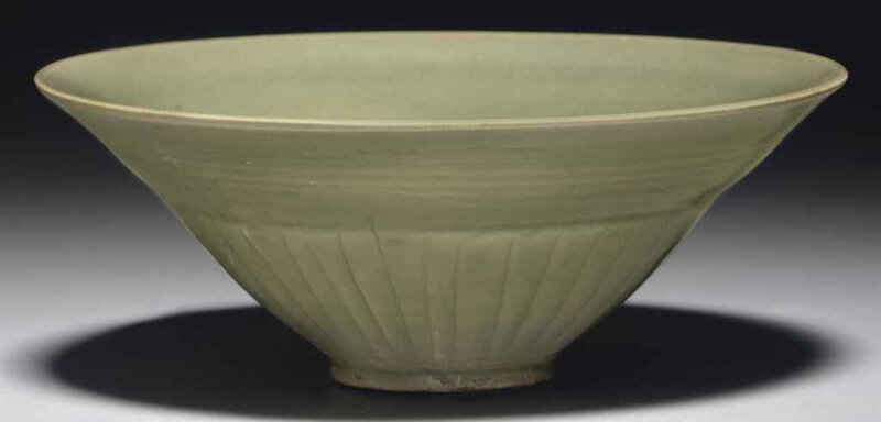 A molded Yaozhou celadon bowl, Northern Song-Jin dynasty, 11th-12th century