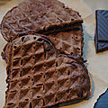 Gaufres brownies au chocolat 