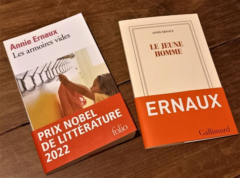 "Les armoires vides (1974) ; "Le jeune homme" (2022) Annie Ernaux