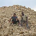 Chantiers internationaux de jeunes,chantiers de jeunes bénévoles,taille de pierres tusson,mur de pierre sèche 