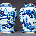 Blue and white porcelain, kangxi period (1662-1722) from the tibor collection sold at christie’s new york, 23 january 2020