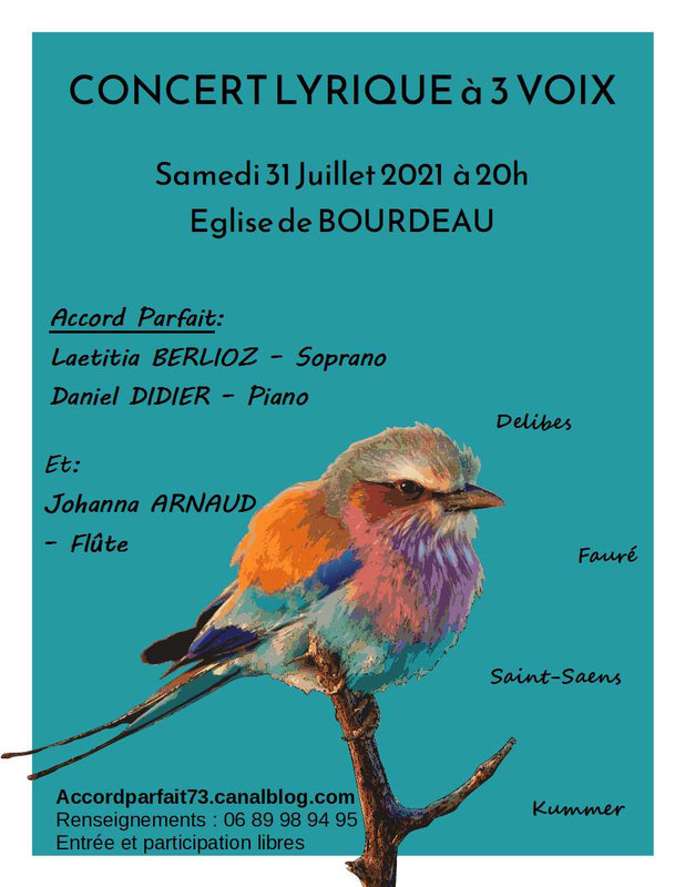 Affiche 2021 - Bourdeau