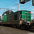 BB 66103 en livrée verte Fret, Bordeaux