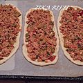 Lahmacun - pizza turque / cuisine turque 
